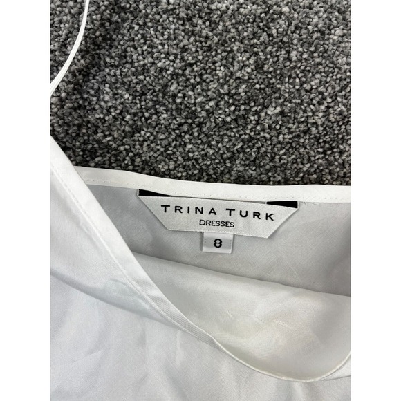 Trina Turk Womens 8‎ Camisole Spaghetti Strap Cami Pullover Lightweight White - Picture 4 of 8